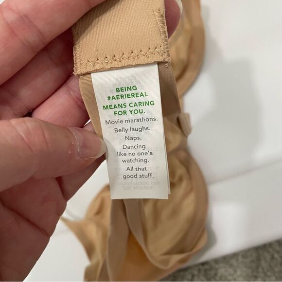 NWT Aerie Smoothez Full Coverage Unlined Bra in Sands Size 32B - Picture 8 of 8